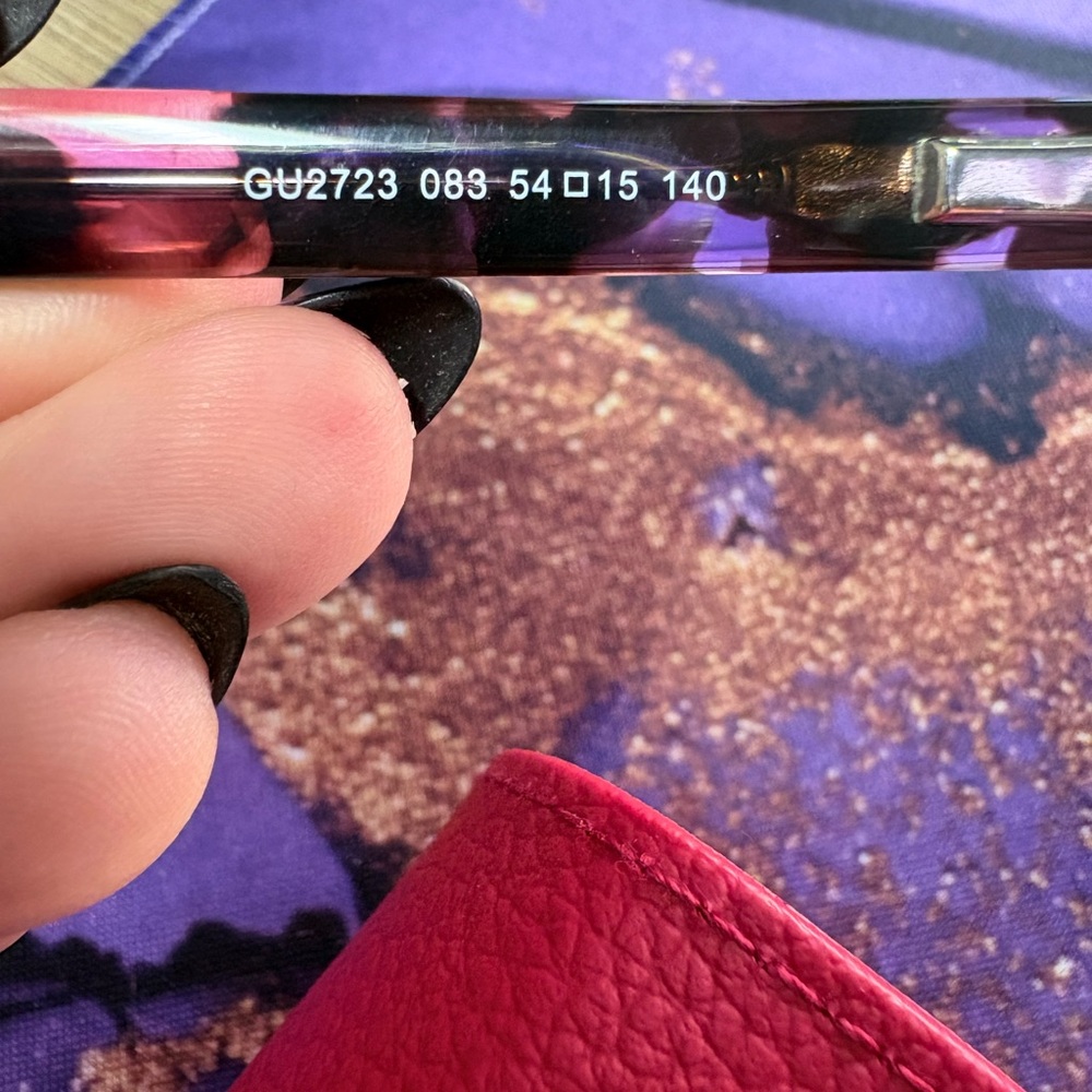 Guess Tortoiseshell Sunglasses Frames with Pink a… - image 7